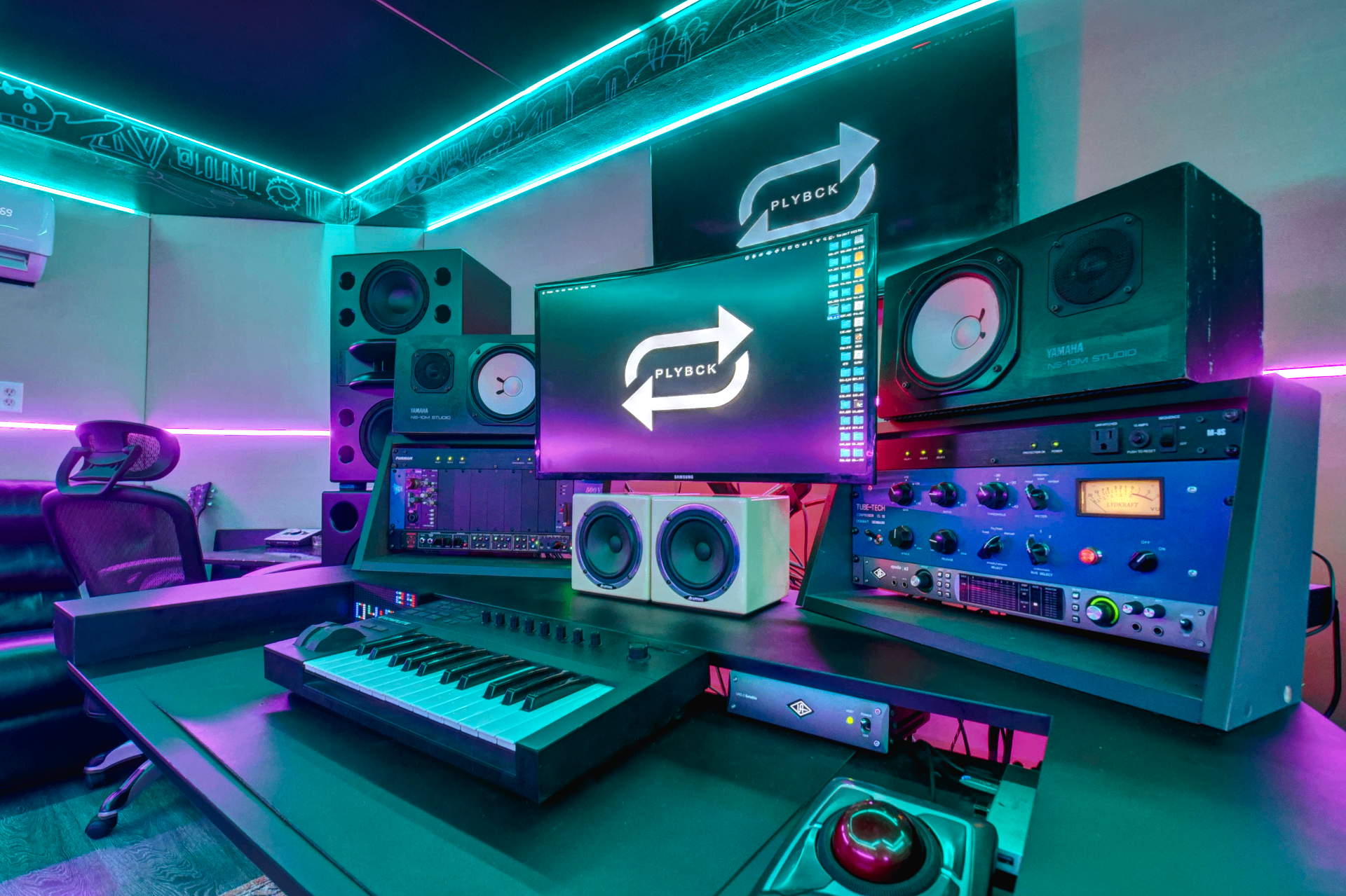Studio A — Gear Rack